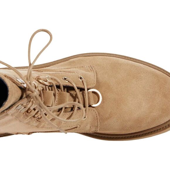 New All Saints Beth Suede Combat Boots Women’s Size 10 - Picture 6 of 11